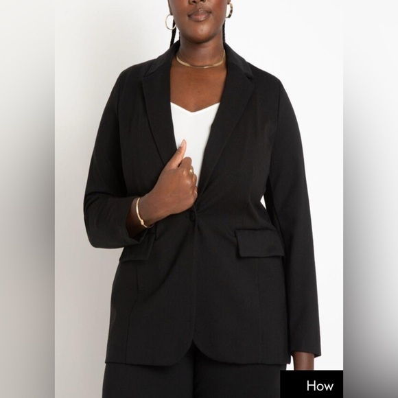 ELOQUII ULTIMATE STRETCH ONE BUTTON BLAZER SIZE 22 NEW WITH TAGS - Picture 2 of 8